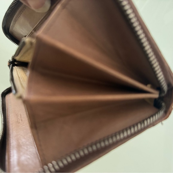 Bottega Woven Brown Leather Wallet - Picture 7 of 8